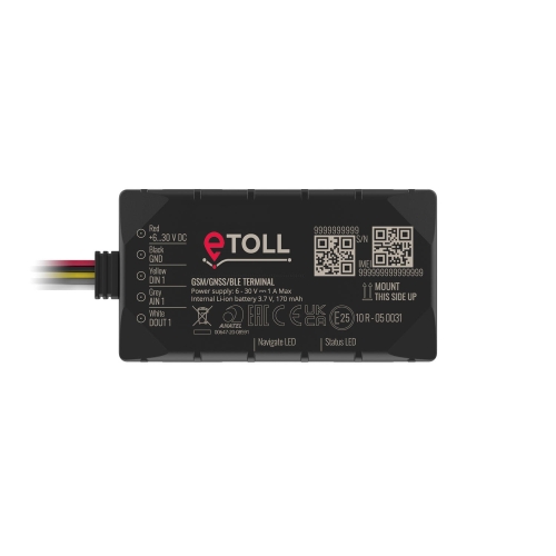 Lokalizator GPS GP600 e-TOLL + Monitoring GPS na 3 lata wpinany w instalację lub zapalniczkę