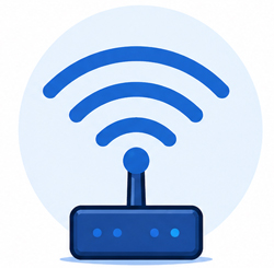 Połączenie Wi-Fi bez internetu do sterowania zamkiem naczepy